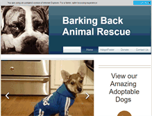 Tablet Screenshot of barkingback.org